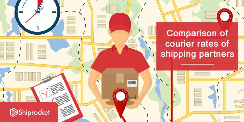 Comparison of Courier Delivery Charges For Shipping in India