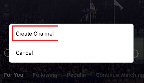 How to create your channel on IGTV
