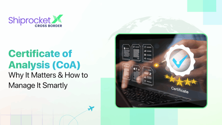 Certificate of analysis