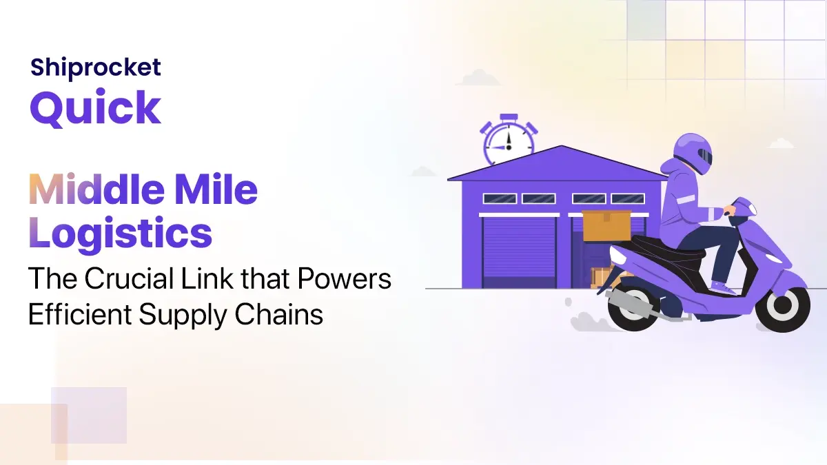 What is middle mile delivery?