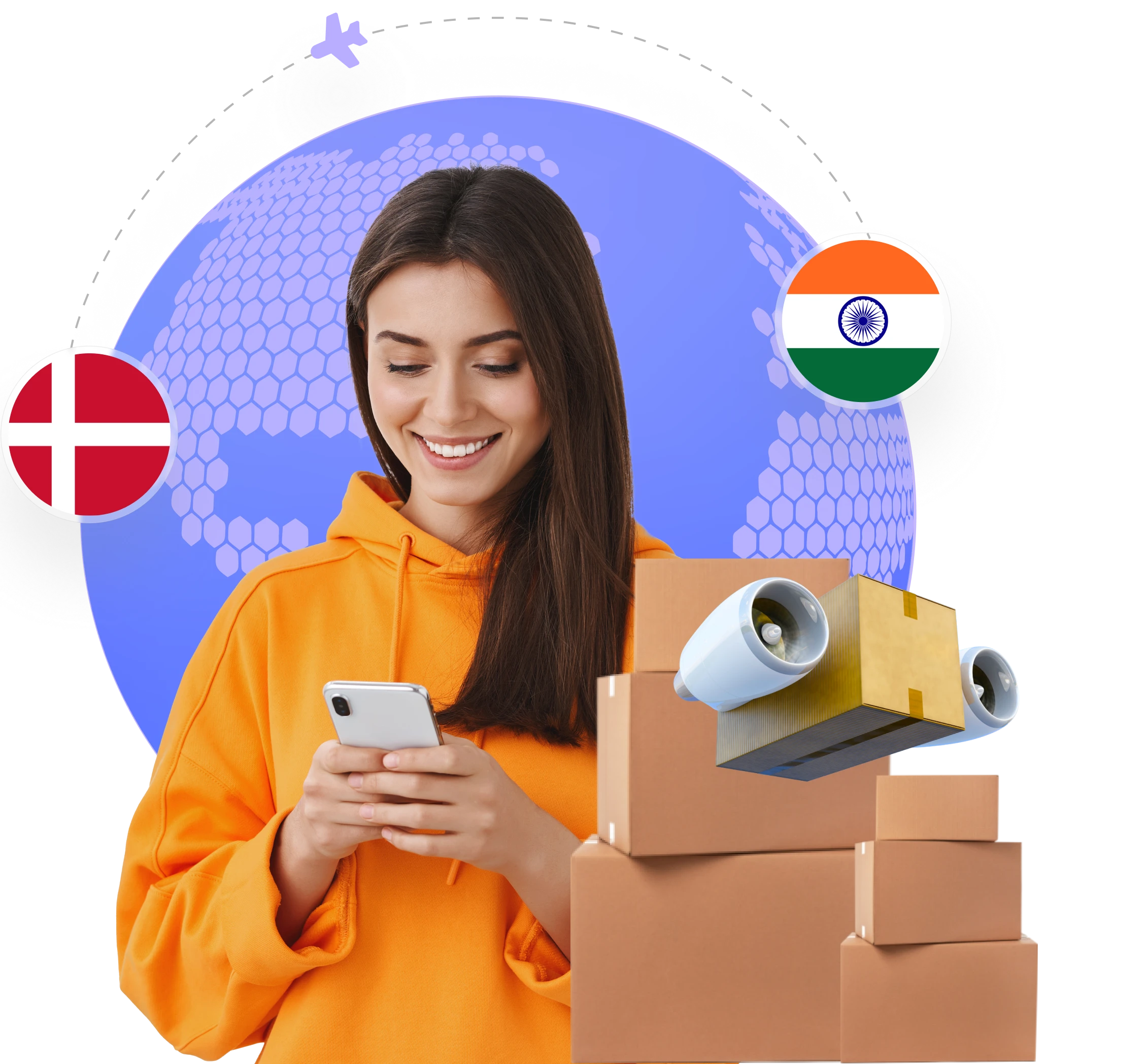 International cargo shipping from India to Denmark - Shiprocket CargoX