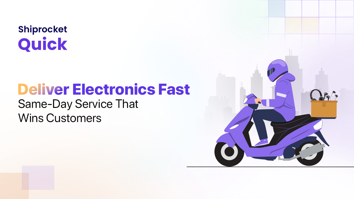 How does hyperlocal delivery helps electronic shops?